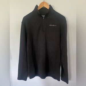 Eddie Bauer Men’s 1/4 Zip Sweater Size Large